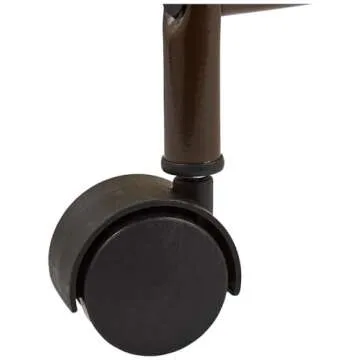 Household Essentials 7173 Rolling Quad Laundry Sorter with Removable Hamper Bags | Antique Bronze Frame