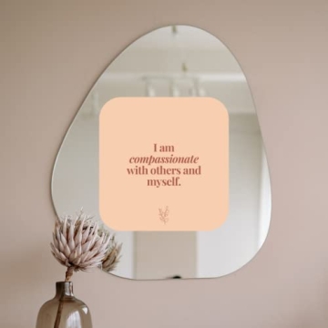 Waterproof Self Care Shower Affirmation Cards for Uplift