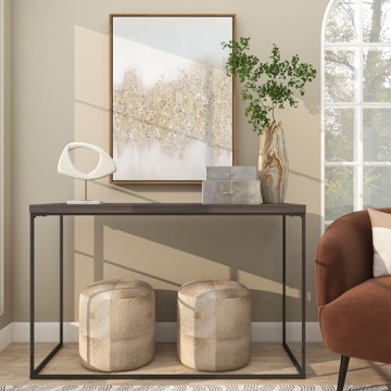 Abstract Polystone Sculpture with Marble Stand - 12x3x13