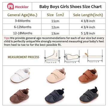 Meckior Infant Baby Boys Girls Classic PU Leather Wedding Loafers Brogue Toddler Oxford Dress Shoes First Steps Walking Flat Lazy Crib Shoe