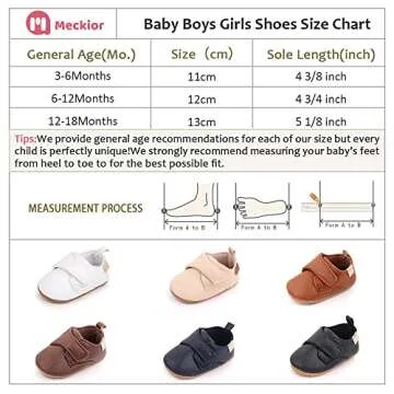Meckior Infant Baby Boys Girls Classic PU Leather Wedding Loafers Brogue Toddler Oxford Dress Shoes First Steps Walking Flat Lazy Crib Shoe