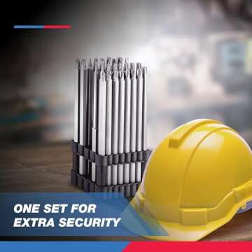 NEIKO 1/4" Extra Long Security Bit Set - 32 Pieces