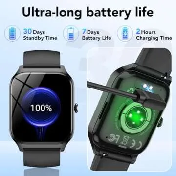 Stylish Bluetooth Fitness Smartwatch with 115+ Sports Modes