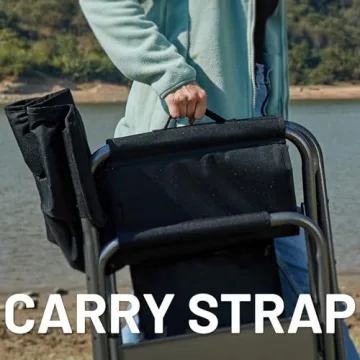 Timber Ridge Oversized Lightweight Camping Chair for Comfort