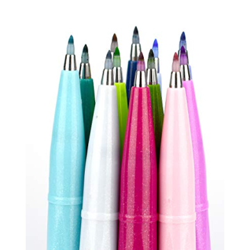 Vibrant Pentel Fude Brush Sign Pen Set - 24 Colors