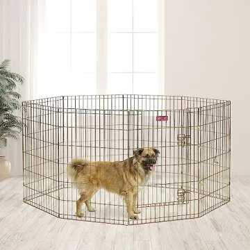 MidWest Dog Exercise Pen with Step-Thru Door, 24" W x 36" H