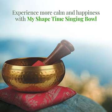 Tibetan Singing Bowl Set for Meditation and Chakra Healing