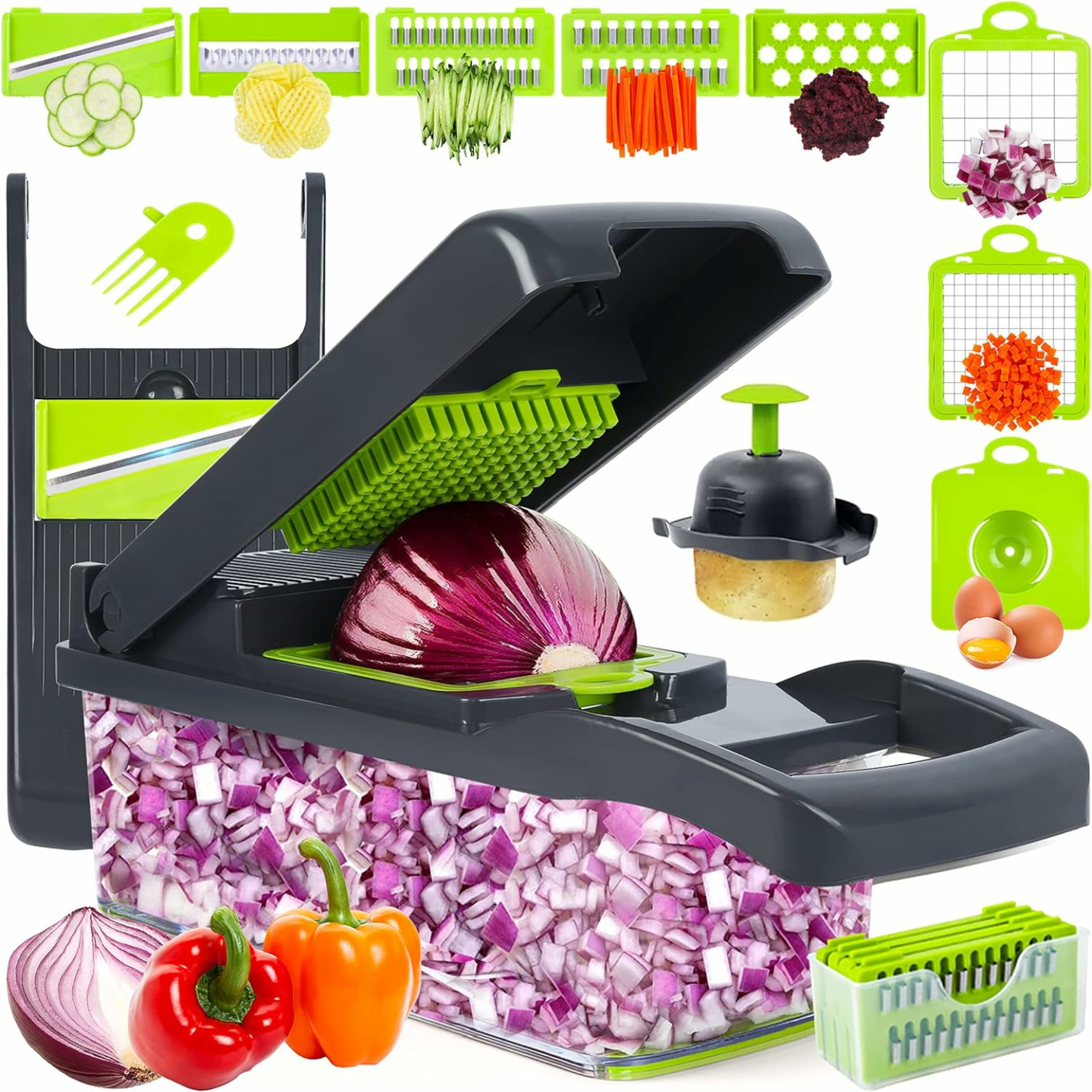 Professional 10-in-1 Vegetable Chopper & Slicer