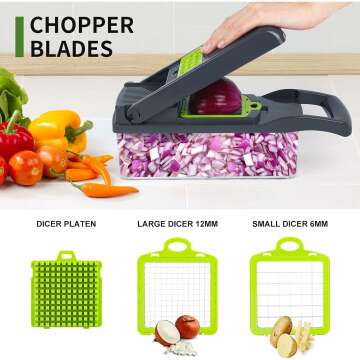 Professional 10-in-1 Vegetable Chopper & Slicer