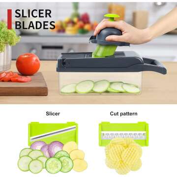 Professional 10-in-1 Vegetable Chopper & Slicer