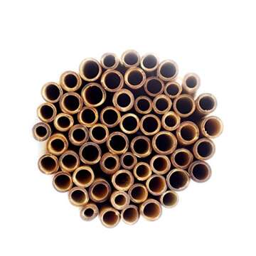 IA Crafts Bamboo Tubes, for Mason Bees, Natural Bamboo Bee Nest, Easy to Split for Cocoon Harvest, 5...
