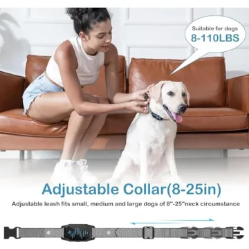 Versatile Dog Training Collar for Large Dogs 2500FT