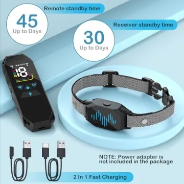 Versatile Dog Training Collar for Large Dogs 2500FT