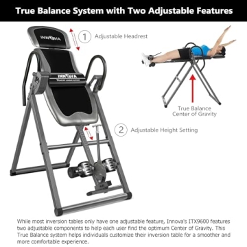 INNOVA ITX9600 Heavy Duty Inversion Table for Back Pain Relief