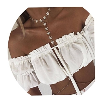 Elegant Luxury Body Chain Necklace for Summer Parties