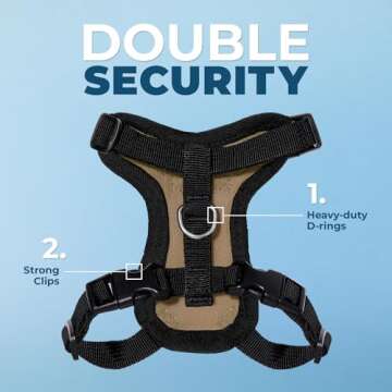 Voyager Step-in Lock Adjustable Cat Harness & Leash Combo for Small Cats - Perfect for Adventures!