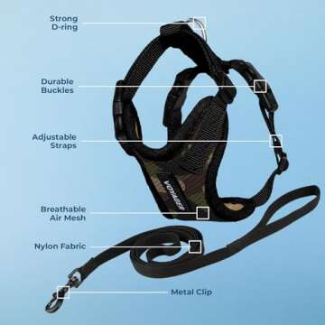 Voyager Adjustable Cat Harness and Leash for Small Cats