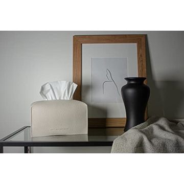 Stylish JADE AND JUNO HOME Tissue Box Cover in Autumn Mist