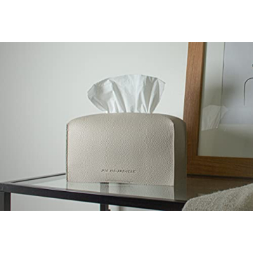 Stylish JADE AND JUNO HOME Tissue Box Cover in Autumn Mist