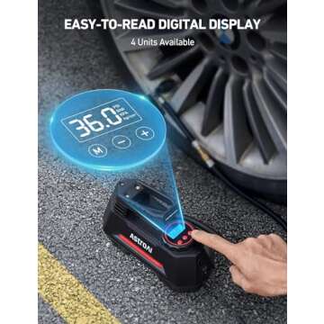 AstroAI Tire Inflator - Compact & Powerful Air Compressor