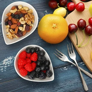 Stylish Set of 6 Porcelain Bowls for Dipping and Serving