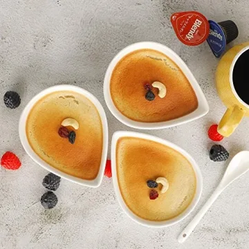 Stylish Set of 6 Porcelain Bowls for Dipping and Serving