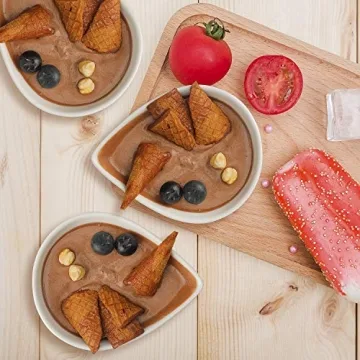 Stylish Set of 6 Porcelain Bowls for Dipping and Serving