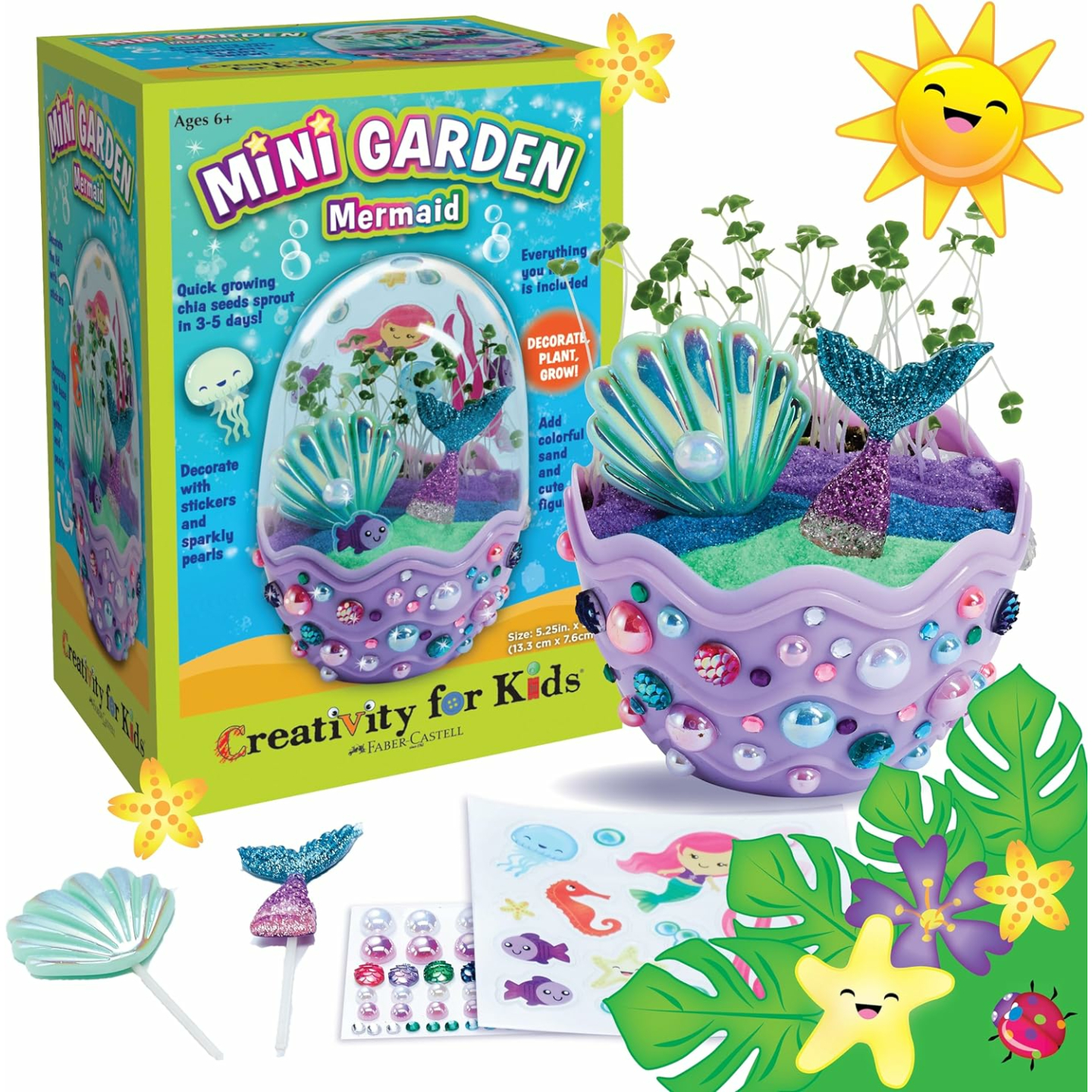 Magical Mermaid Terrarium Kit for Kids