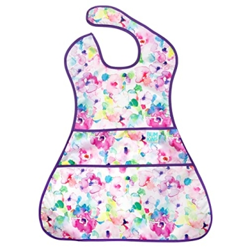 Bumkins Bibs for Girl or Boy, SuperBib Baby and Toddler for 6-24 Mos, Full Cover Large Oversize, Ess...