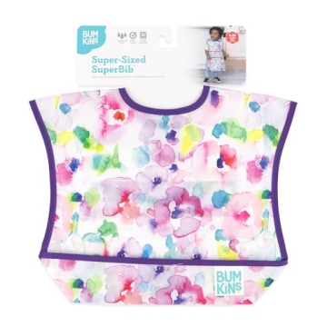 Bumkins SuperBib for Infants and Toddlers - Full Coverage Feeding Bib