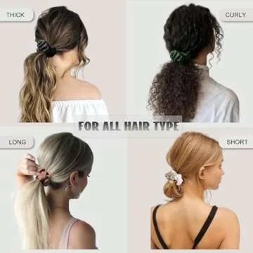 IVARYSS Satin Scrunchies: Soft & Stylish Hair Ties