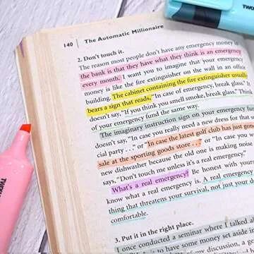 TWOHANDS Highlighter Set - 8 Pastel Colors for All Ages