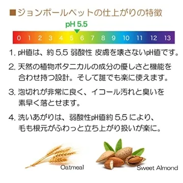 John Paul Pet Oatmeal Shampoo for Sensitive Skin Care