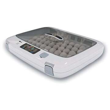 R+Co MX-50 Plastic/Metal Digital Egg Incubator