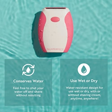 PALMPERFECT Wet & Dry Electric Shaver for Women