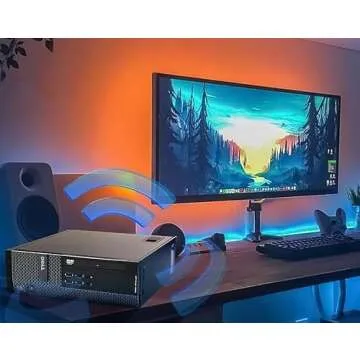 Dell Optiplex 7020 SFF Desktop, Monitor & RGB Headset Set