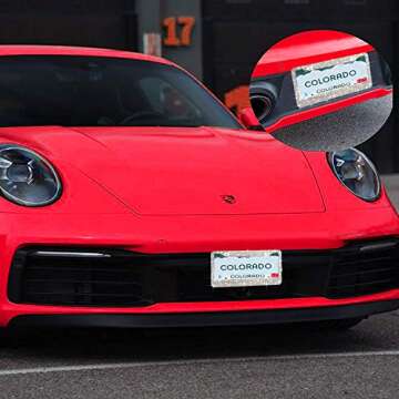 Sparkly Bling License Plate Frame for Women | Unique Gift