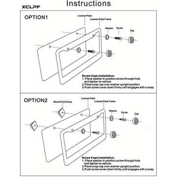 Sparkly Bling License Plate Frame for Women | Unique Gift