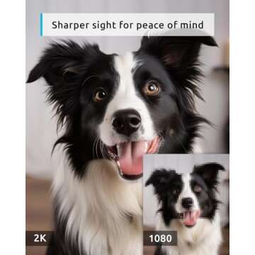 blurams Pet Camera 2K, 360° Indoor Security Camera, Dog Camera with Phone App, PTZ Cameras for Home...