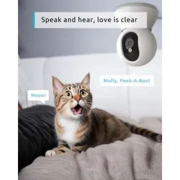 blurams Pet Camera 2K, 360° Indoor Security Camera, Dog Camera with Phone App, PTZ Cameras for Home Security Indoor, 2-Way Audio, Motion Tracking, Color/IR Night Vision, Siren, Cloud&SD(2.4GHz Only)