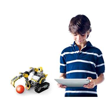 UBTECH JIMU Robot Builderbots Kit - App Enabled Stem Learning Robotic Building Block Kit (2017)