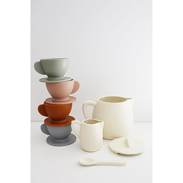 Durable Silicone Tea Play Set for Kids 3-6 Years
