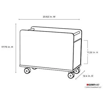 ClosetMaid KidSpace Mobile Toy Chest - For Easy Toy Storage