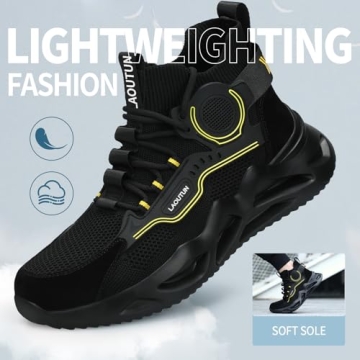 LAoutun Steel Toe Safety Work Sneakers for All