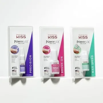 KISS PowerFlex Nail Glue - Fast Drying & Superior Strength