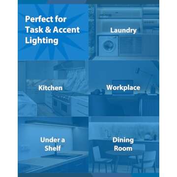 Nicor 21” Dimmable LED Under Cabinet Light - 2700K-5000K