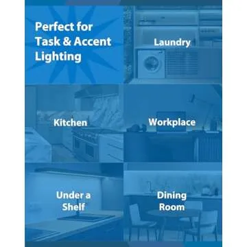 Nicor 21” Dimmable LED Under Cabinet Light - 2700K-5000K