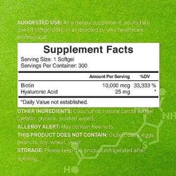 Biotin & Hyaluronic Acid Supplement for Healthy Skin and Hair