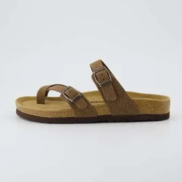 Comfortable CUSHIONAIRE Luna Cork Footbed Women's Sandals