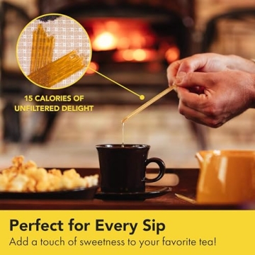 Homestead Honey Sticks - 50 Pack for Tea & Snacks